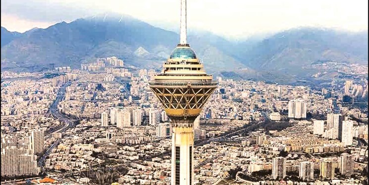 خاموش شدن چراغ های برج میلاد تهران به مناسبت شام غریبان